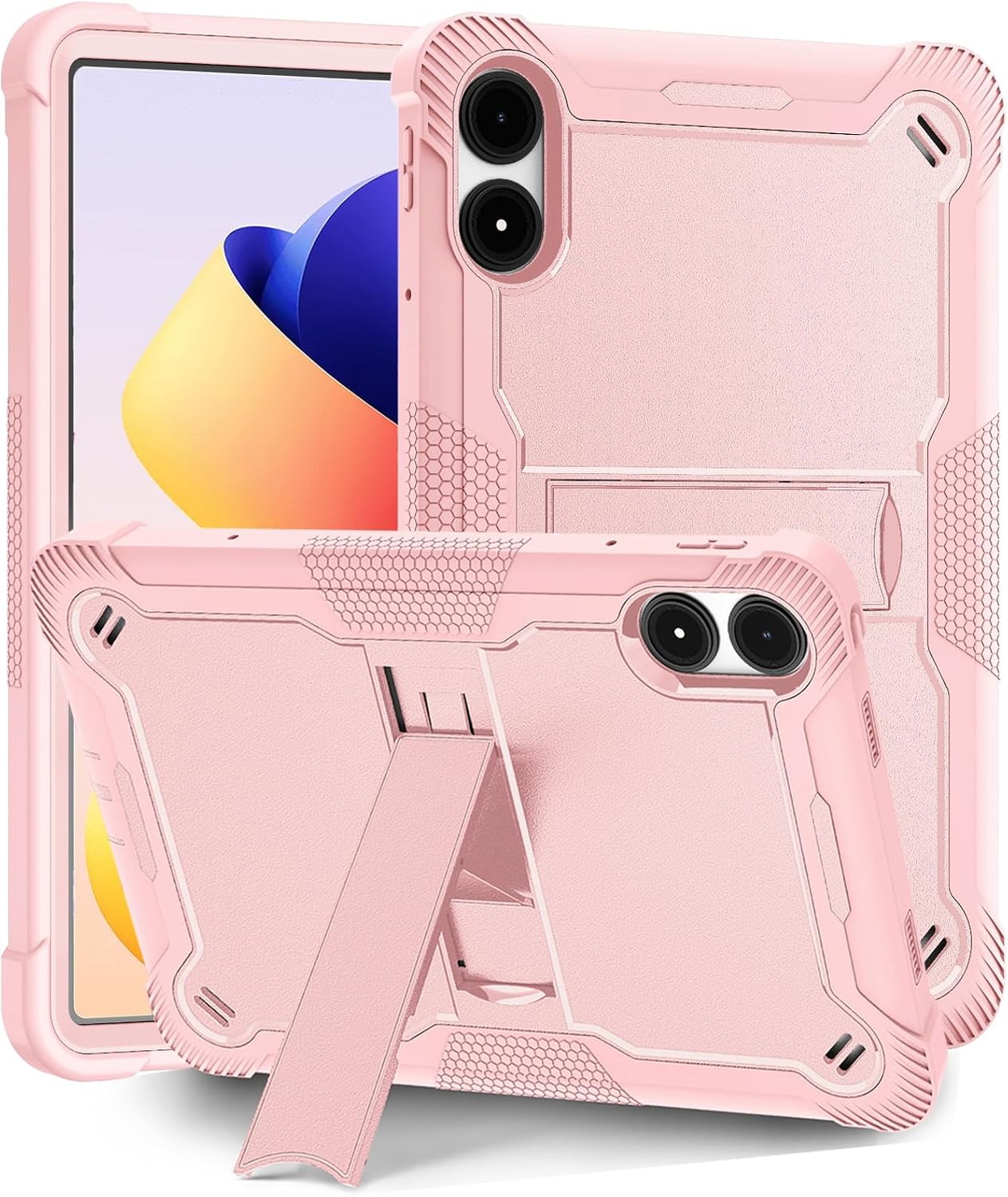 Case for Xiaomi Redmi Pad 2 Pro Kids Shockproof Case for Redmi Pad Pro 5G 12.1 Inches Rose Gold