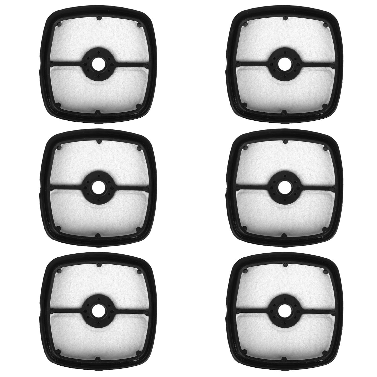 6pcs SRM225 Air Filter for Echo Trimmer Blower, Compatible with ES-210 SRM230 PB250 PB250LN SRM210 GT225 PAS225 HC150 GT200 HC-225 PAS-265 PE-225 SHC-225 SRM-265 Replaces 13031054130 A226001410