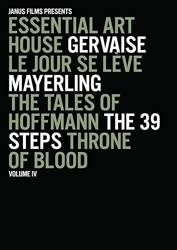 Essential Art House Volume IV Gervaise Le Jour Se Leve Mayerling The Tales of Hoffmann The 39 Steps Throne of Blood DVD