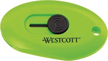 قاطع شفرة سيراميك من Westcott Mini Utility - أخضر