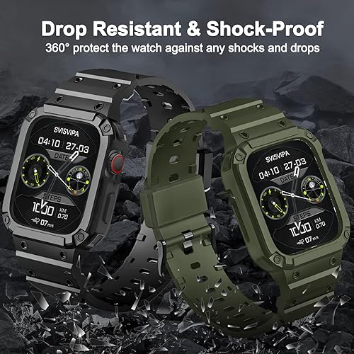 Miniatura 4 de Correa con funda compatible con Apple Watch de 1.772 pulgadas, 1.732 pulgadas, 1.654 pulgadas, iWatch Series 8 7 SE 6 5 4 3 2 1, correa deportiva