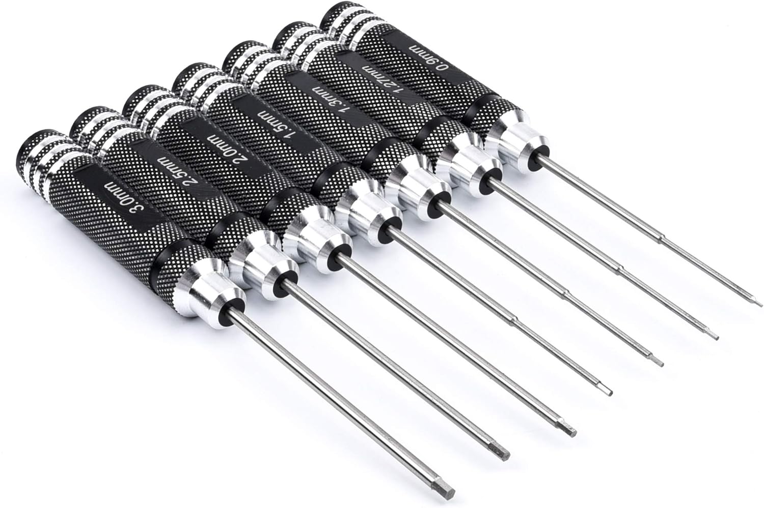 YoungRC RC Screwdriver Tools Kit 7pcs Hex Screw Driver Set for RC Models | 0.9mm 1.27mm 1.3mm 1.5mm 2.0mm 2.5mm 3.0mm