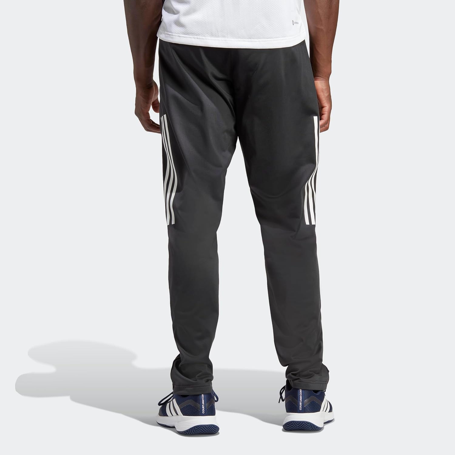 adidas Mens 3-Stripes Knitted Tennis Pants