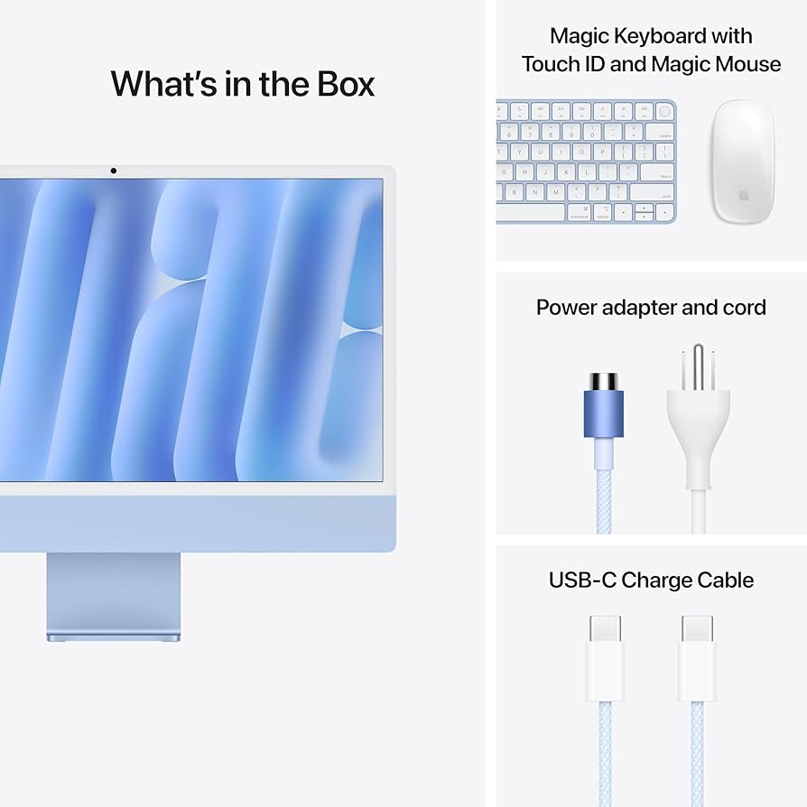 Apple 2024 iMac M4 24-inch All-in-One Desktop Computer