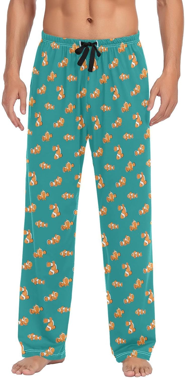 Men's Pajama Pants Sleepwear Pajama Pant with Pockets Soft Lounge Pjs Bottoms for Men