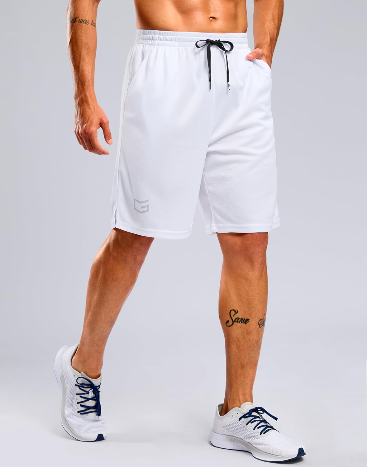 G Gradual Men's Athletic Workout Shorts with Pockets 5"/7"/9" Lightweight Quick Dry Gym Basketball Running Shorts for Men - Image 3