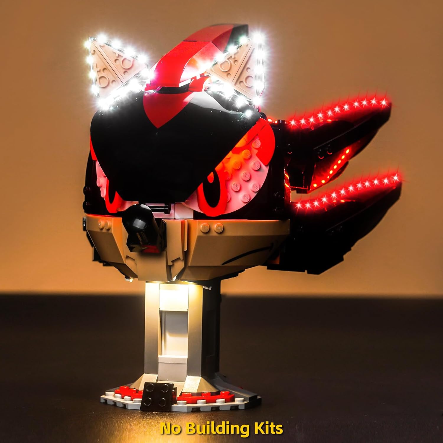 BrickBling LED Lighting Kit Only, Compatible with Lego Sonic The H' Edgehog: Shadow The H' Edgehog (NO Model), Lights Compatible with Lego 77000 Play Set (Classic Version Light)