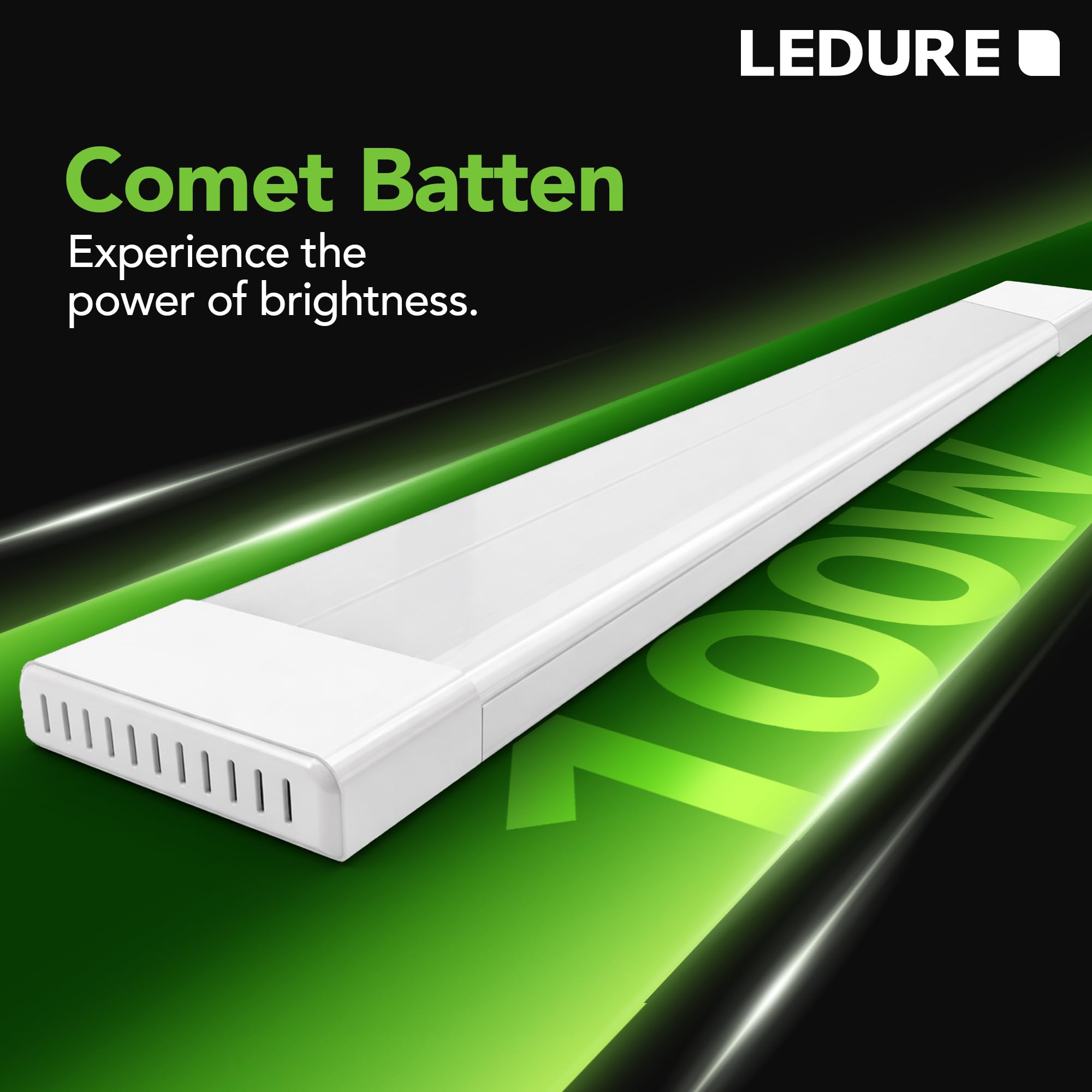 LEDURE Comet 100W LED Batten - Bright Home & Office Light -4