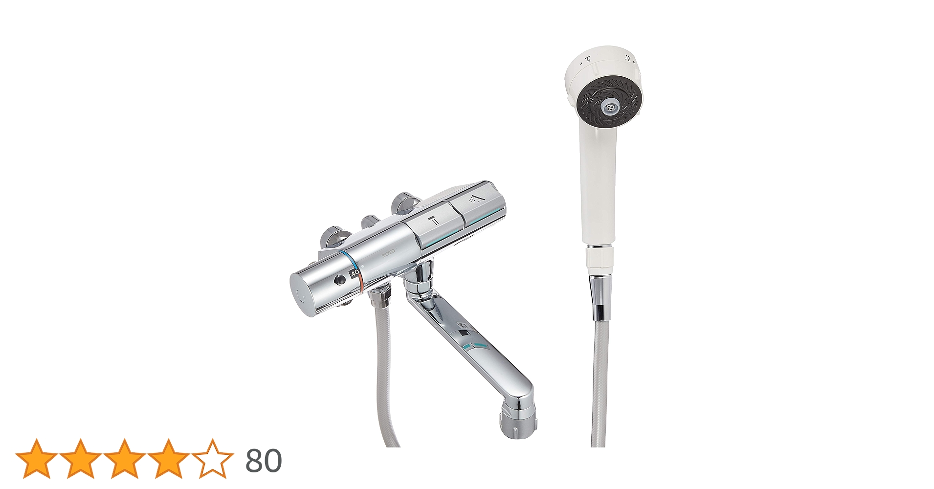 Amazon | TOTO 浴室用 壁付サーモスタット混合栓 タッチスイッチ