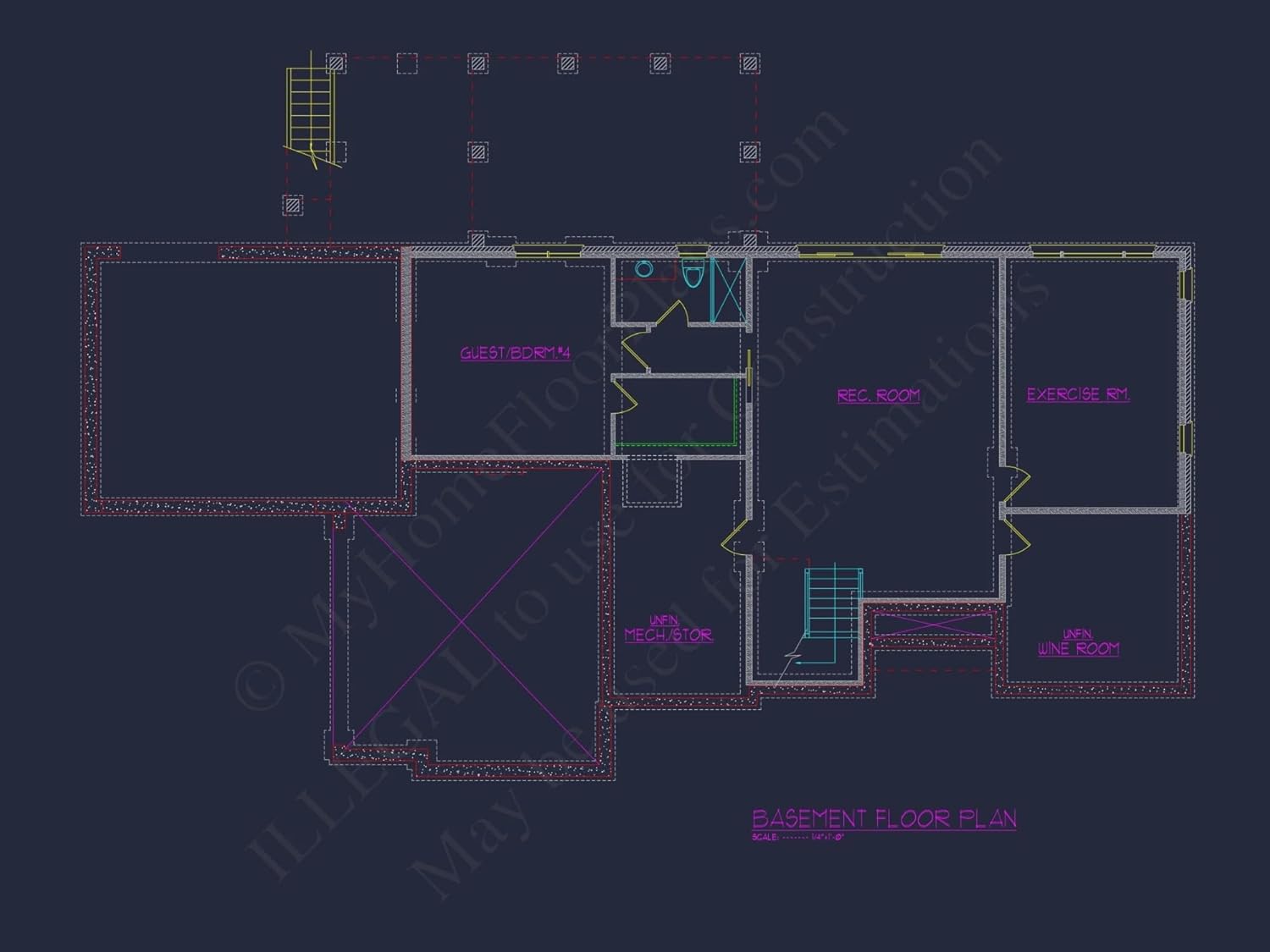 17-1623 HOUSE PLAN - Luxury House Plan with Spacious Blueprint and Architectural Designs