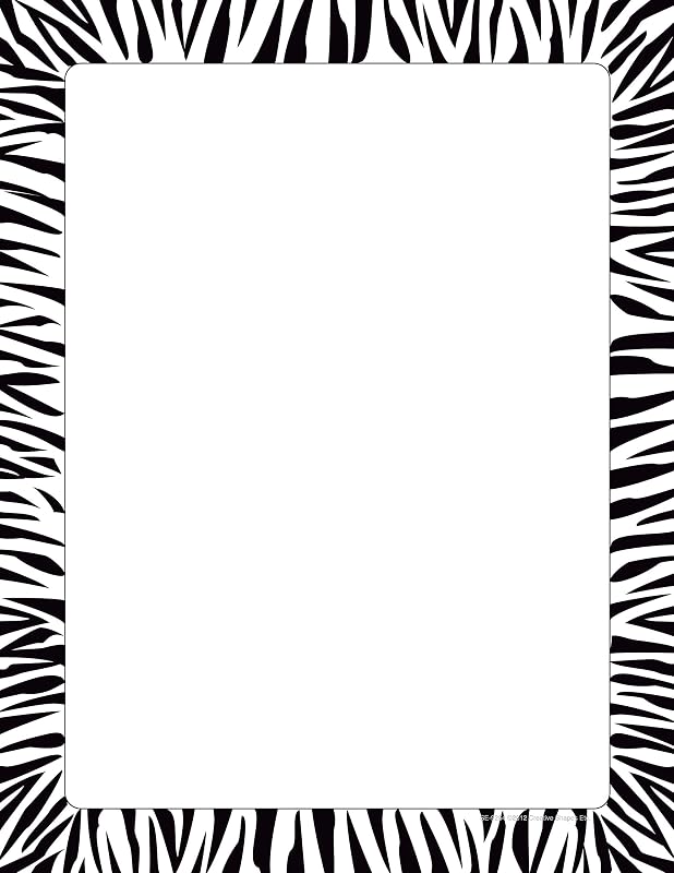 Designer Paper - Zebra - 50 Sheet Pkg. Great for Flyers, Writing Classroom Letters, Motivation, Party Invitations, School Flyers or Office Notes, Invitations & Printing Supplies | Flyers, Writing Classroom Letters, Party Invitations, School Flyers, Office Notes