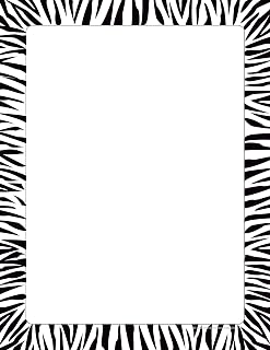 Designer Paper - Zebra - 50 Sheet Pkg. Great for Flyers, Writing Classroom Letters, Motivation, Party Invitations, School Flyers or Office Notes, Invitations & Printing Supplies | Flyers, Writing Classroom Letters, Party Invitations, School Flyers, Office Notes