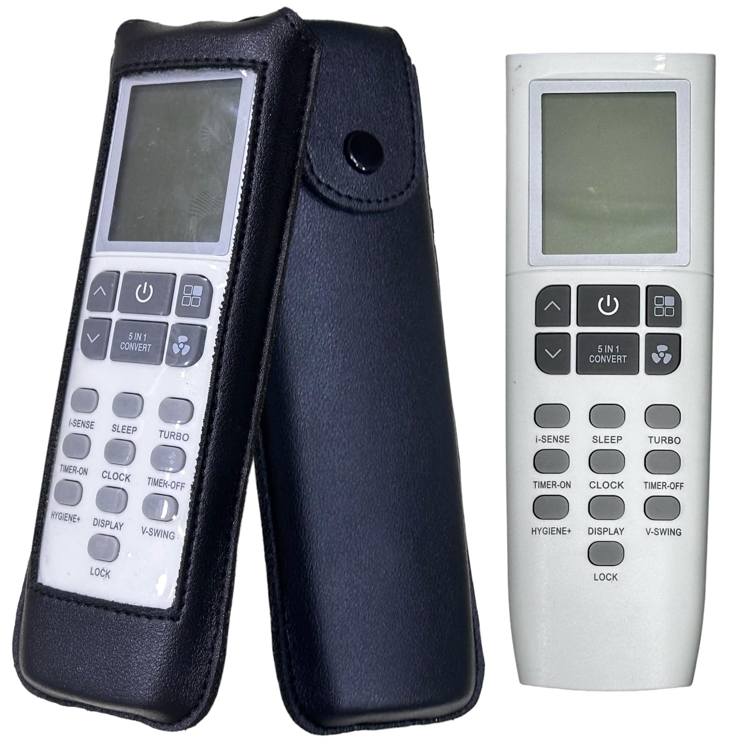Zaoma Protective Case PU Leather Cover Holder Compatible for AC Remote Model No:. 259 Compatible for Godrej AC Remote Control Protective Case (Black)-image-3
