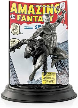 Royal Selangor Hand Finished Marvel Collection Pewter Limited Edition Spider-Man Amazing Fantasy #15 Statue Figurine Gift