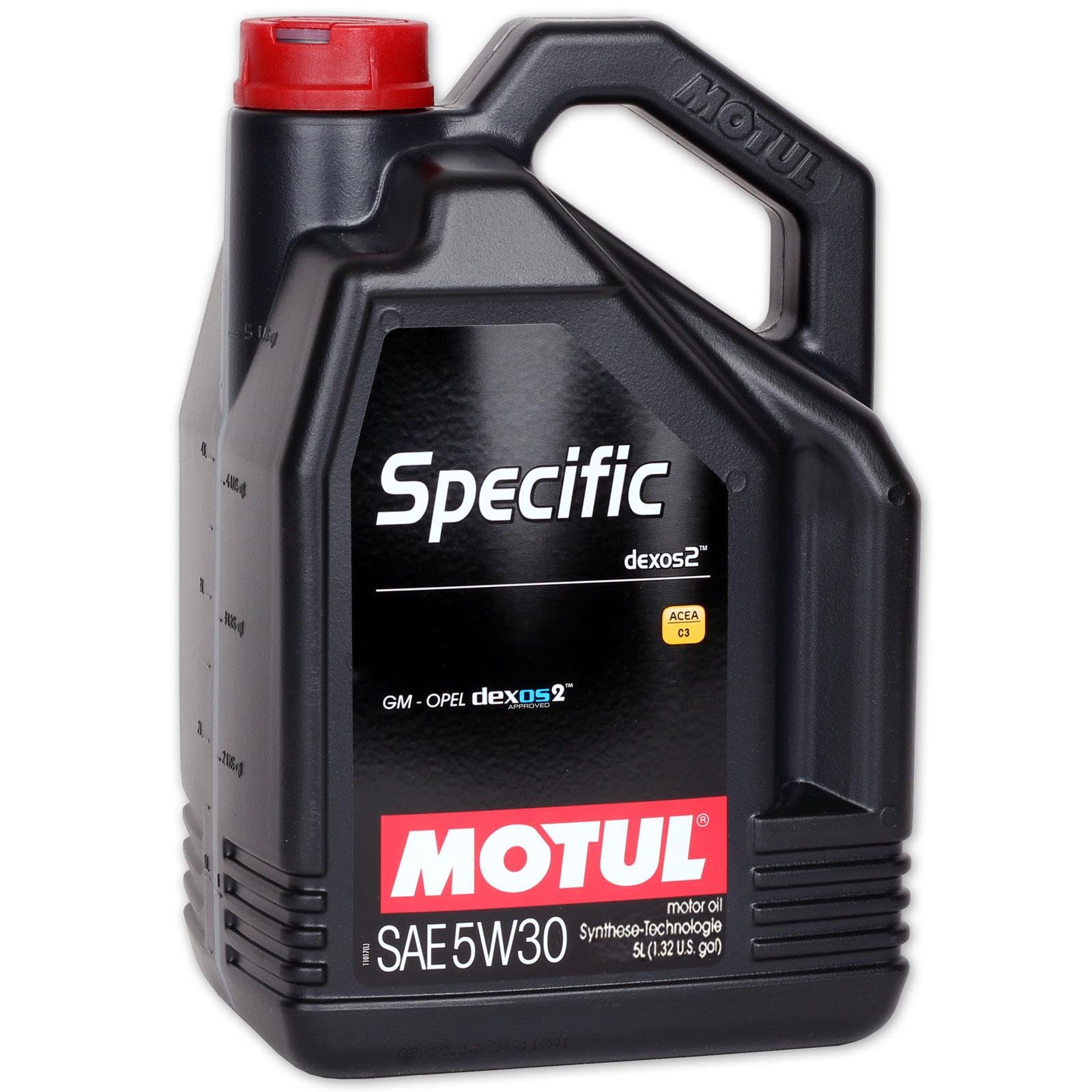 Motul 102643 | Motul Specific DEXOS2 100% Synthetic GM-OPEL Engine Oil for Petrol & Diesel Vehicles | Viscosity SAE J 300, 5W-30 | 5 Litre