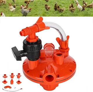 Automatic Drinker Water Line Regulator, Professional Water Pressure Regulator, Pressure Reducer Reducing Valve for Chicken Drinking Farm Water Equipment(​#2)