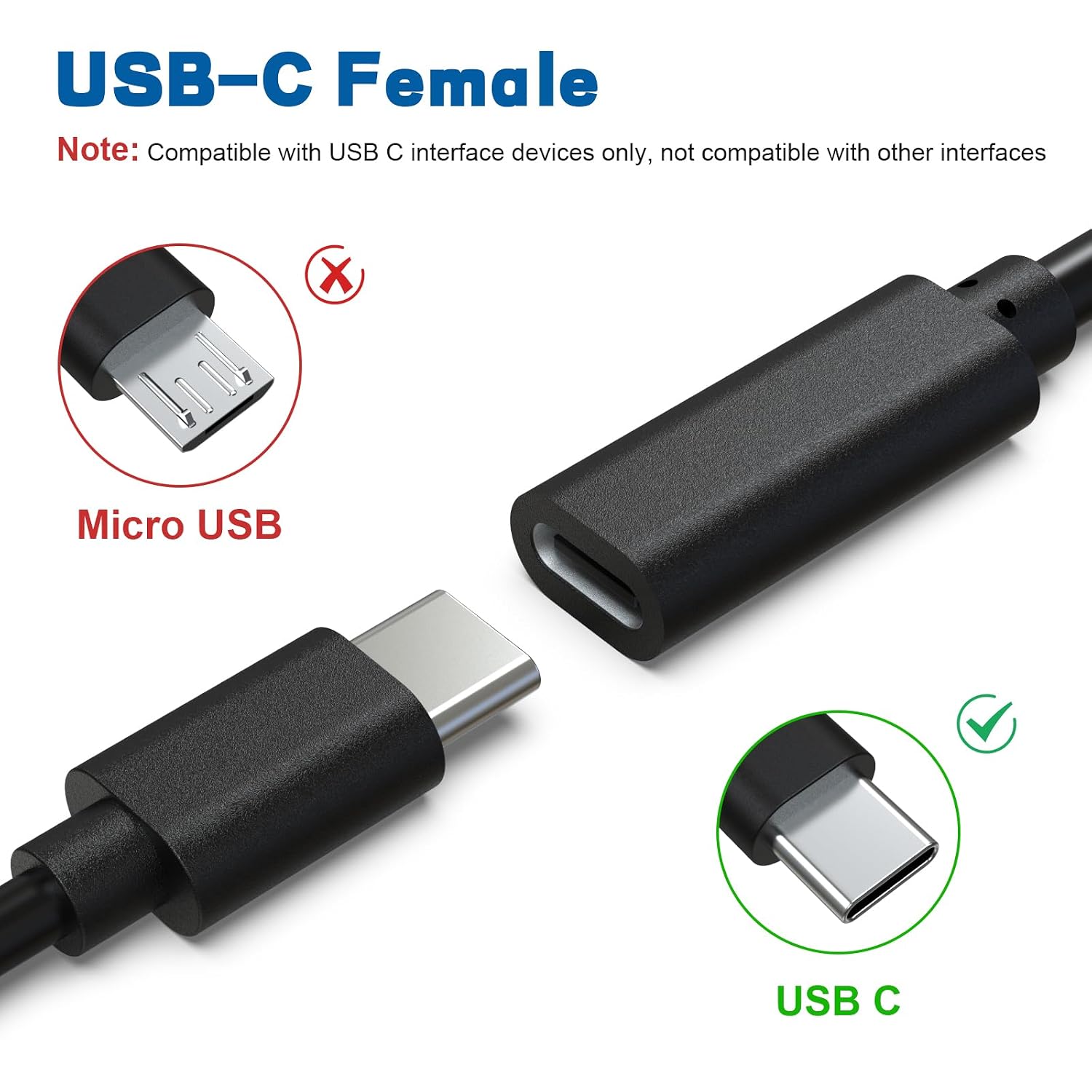 Arctis 7X Audio Transmitter Adapter Cable Compatible with SteelSeries Arctis 7X Arctis 7P Wireless Headset, Arctis 1 Wireless Gaming Headset, USB-C to USB-A Audio Cable image 2
