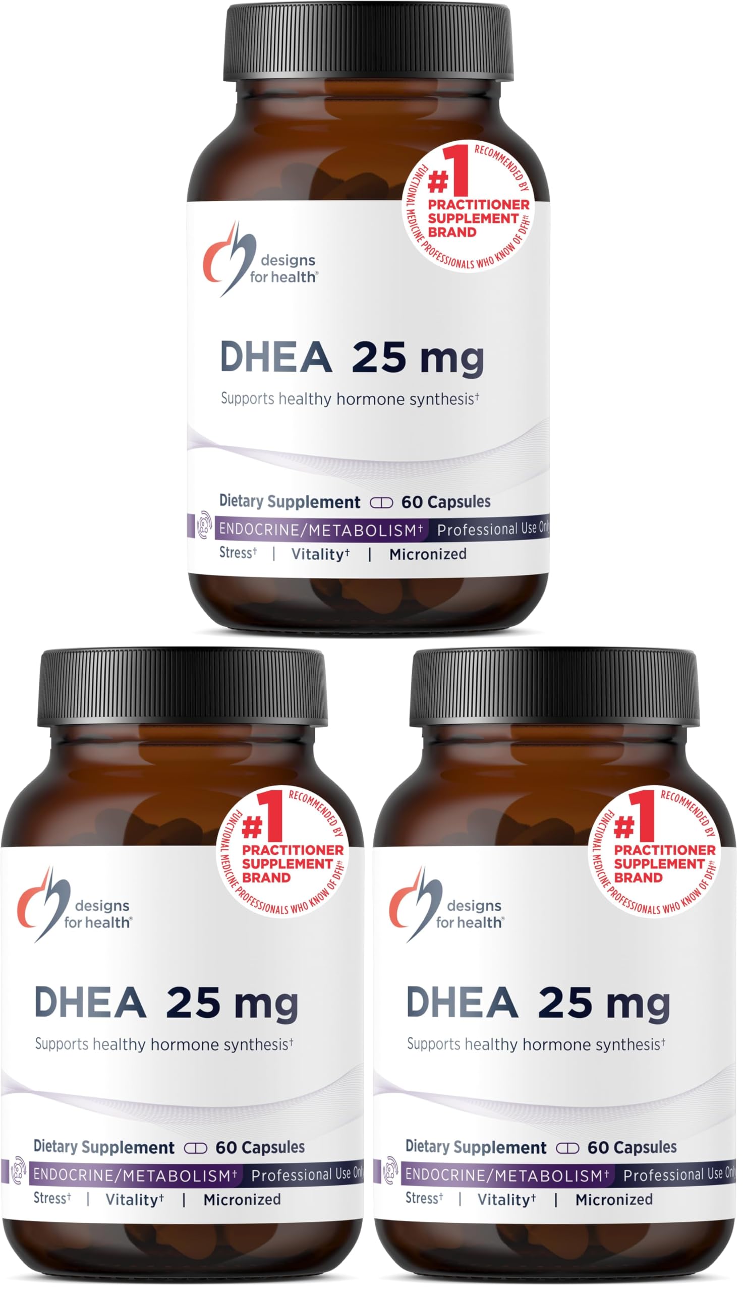 Designs for Health DHEA, DHEA Supplement for Men + Women, 60 Capsules — Amazon image 9