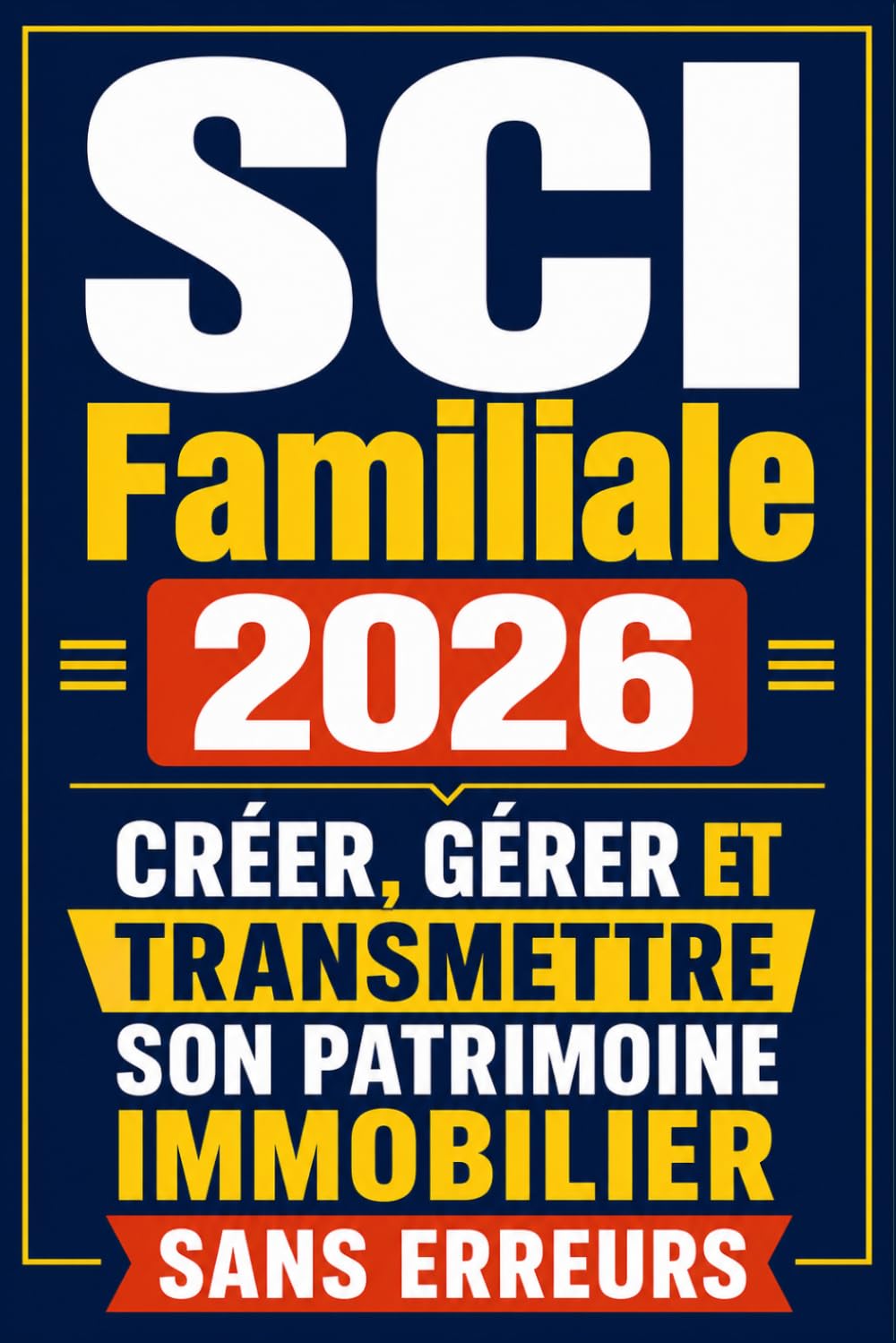 SCI Familiale 2026 Créer, gérer et transmettre son patrimoine immobilier sans erreurs: Guide pratique de la SCI familiale pour créer, gérer et ... fiscales, juridiques et successorales.
