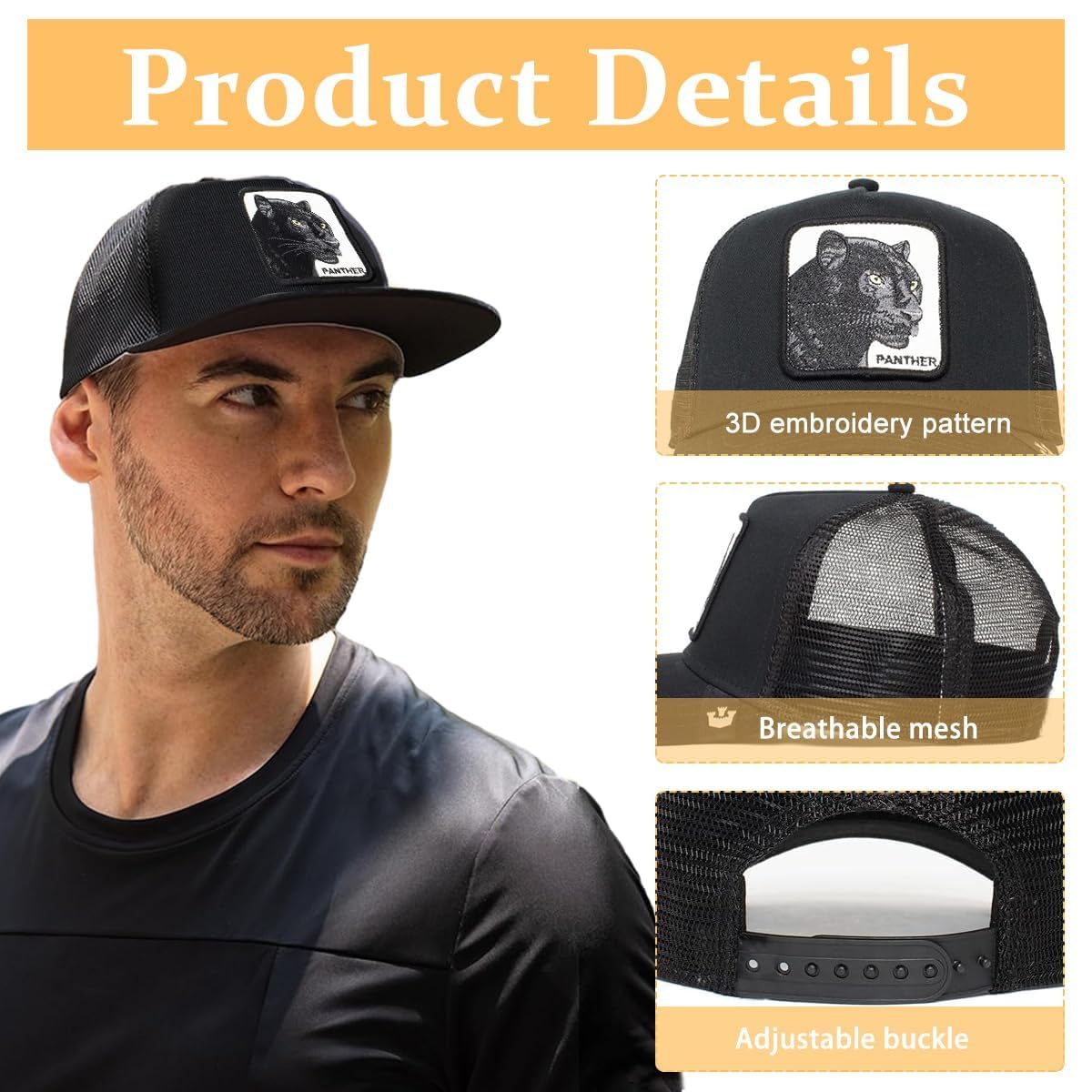 Caps Men&Women, Caps for Men Stylish, Breathable Baseball Caps for Men with Airholes, Black Cap for Men with Adjustable Strap in Summer, for Men/Women Unisex offers donot miss 3 Caps Men&Women, Caps for Men Stylish, Breathable Baseball Caps for Men with Airholes, Black Cap for Men with Adjustable Strap in Summer, for Men/Women Unisex offers donot miss