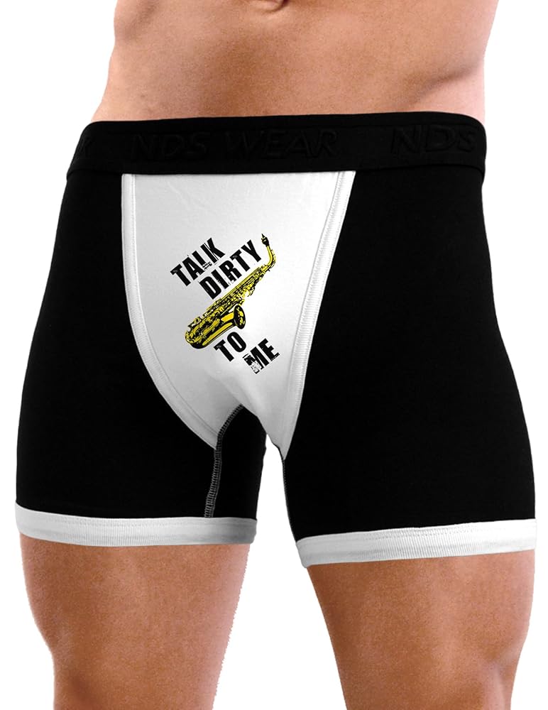 Amazon.com: NDS Wear Talk Dirty To Me Saxophone Mens Boxer