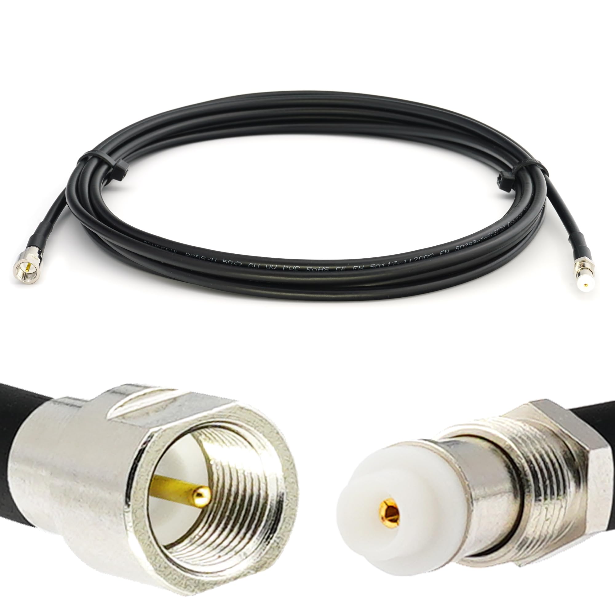 FME Maschio a FME Femmina Cavo coassiale 20m 50ohm RG58 prolunga 20 metri a bassissima perdita per LTE Antenna esterna 4G 5G Modem Amplificatore GSM Router WIFI Ripetitore cellulare