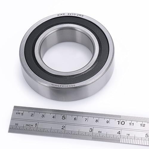 Miniatura 60 de XIKE 1 Pcs 2204-2RS Sealed Self-Aligning Ball Bearings 20x47x18mm, Lubricated and Chrome Steel Fits