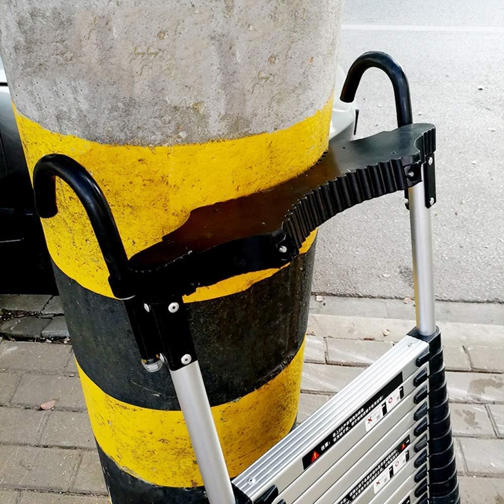 YGCBL Outdoor Ladder,Ladders，Telescopic Ladder,Telescoping Ladder Aluminum Folding Portable Heavy Duty Multi-Purpose with Hooks and Slip-Proof Feet, Load 330 Lbs,3.2M/10.5Ft,3.2M/10.5Ft - - 