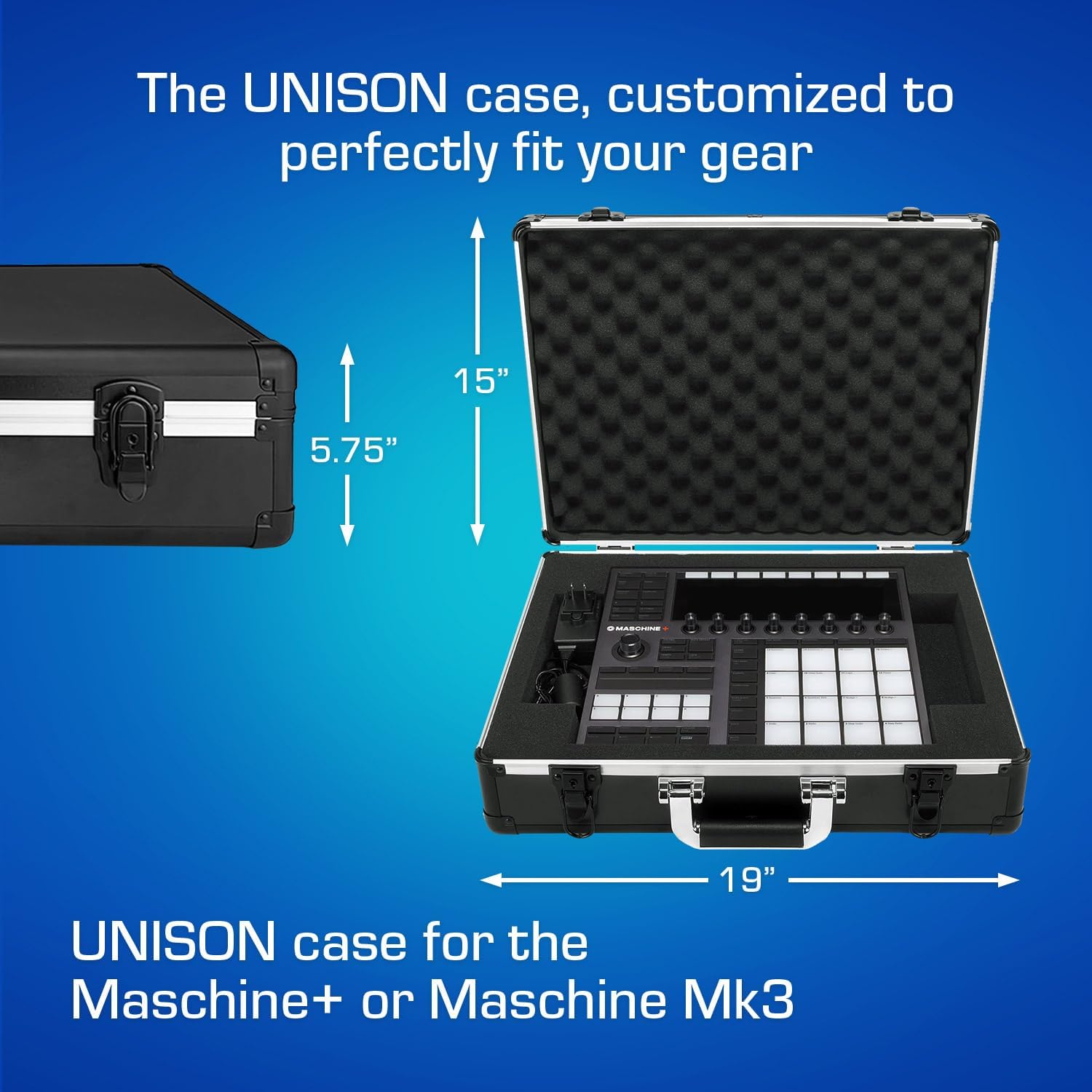 ANALOG CASES Native Instruments Maschine Plus Case - Ultra-Lightweight UNISON Hard Case