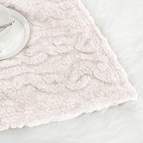 Miniatura 4 de HOMRITAR Mantas de bebé para niños o niñas, manta mullida 3D para bebé, suave, cálida y acogedora, manta de recepción para bebés o recién nacidos,