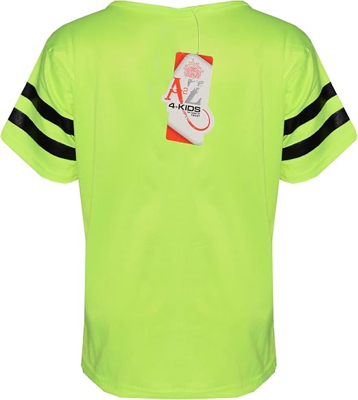Girls' #Selfie 86 Athletic Print Fashion T-Shirt | Trendy Top For Kids 7-13 Years