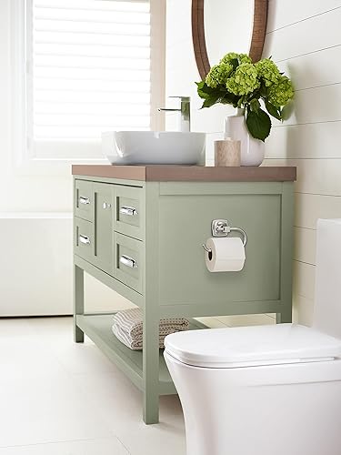 Vista 99 de Amerock Toallero negro mate – 7-9/16 pulgadas (7.559 in) de longitud – Soporte para toallas de baño y cocina Mate negro