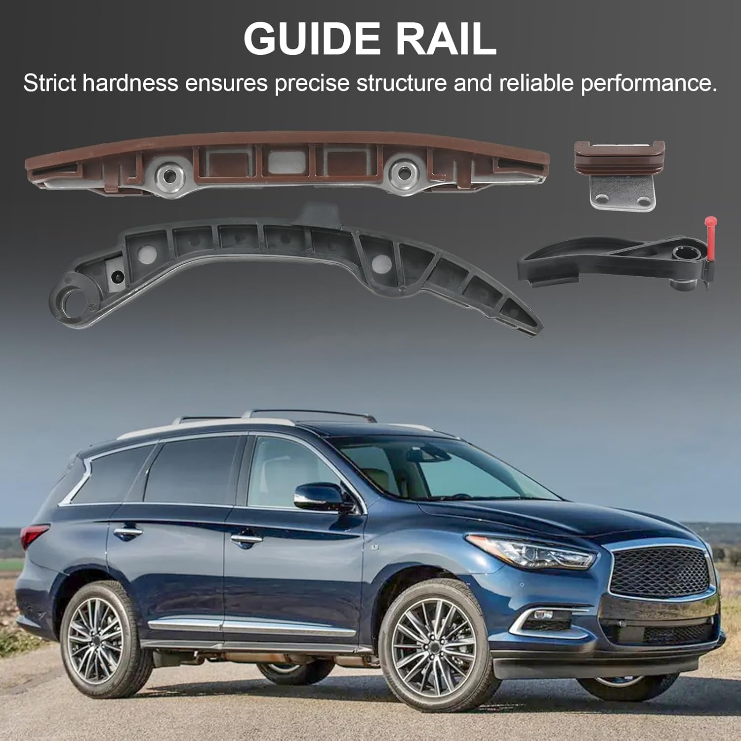 Timing Chain Kit 130706KA1C Compatible with Nissan Pathfinder Infiniti QX60 V6 3.5L for VQ35DD Engine 2017-2024 Replace 130286KA0A 130286KA1B 150436KA0A