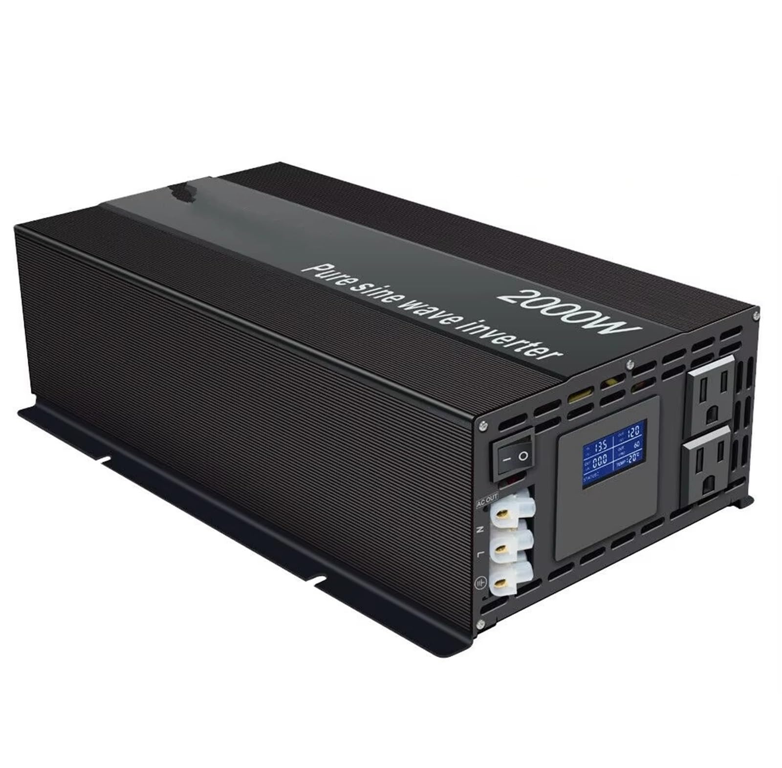 Inversor Inversor De Onda Sinusoidal Pura 4000W Pico 2000 W Batería 12V/24V/36V/48V CC A 120/220/230/240V CA Convertidor Panel Solar/inversor Eólico(12V,240V)