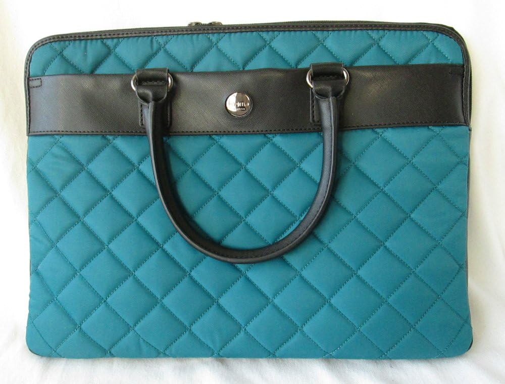 "Knomo Avignon Quilted Extra Slim Briefcase - 13" Dragonfly"