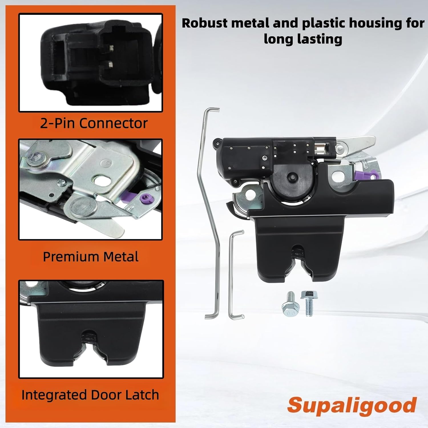 Trunk Latch Actuator for Toyota Camry 2002-2006, No. 64600-AA020, 64600-33091 Tailgate Lock Assembly, Mechanism Liftgate Latch Lock Actuator (Rear Door Latch Rear Hatch Latch)