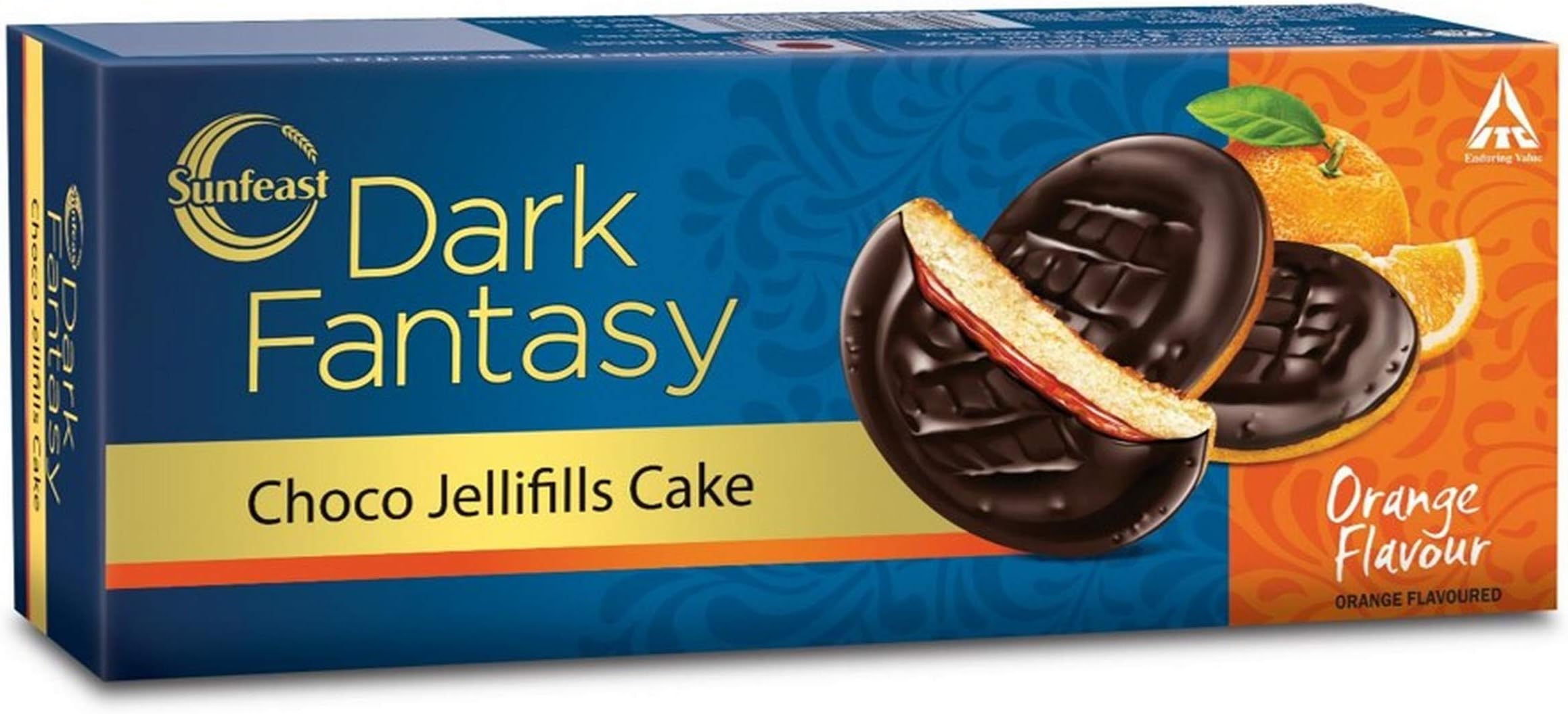Sunfeast Dark Fantasy Jellifills Orange, 76.8g
