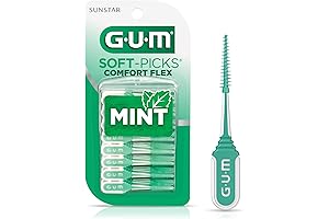 Prokudent Essential GUM Soft-Picks Comfort Flex Dental Picks, 80ct