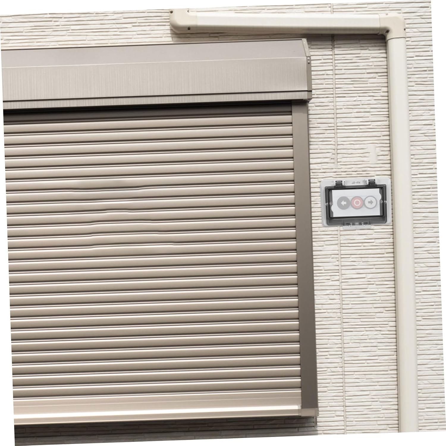 Garage Door Push Button Cover Lock Box for Roller Shutter Control | Abs Construction, Waterproof Design, Viewing Window, Compact Installation for Outdoor Power and Fire Door Buttons