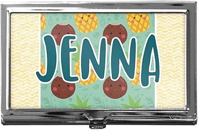 Pineapples and Coconuts Business Card Case