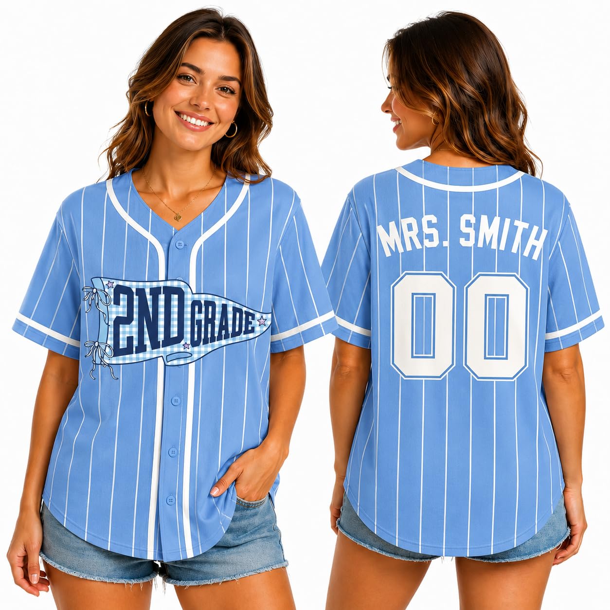 Teacher Jersey Personalized Teacher Shirts Back to School Outfits