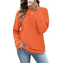 女式圆领运动衫宽松套头长袖衬衫软上衣女式秋装 2025