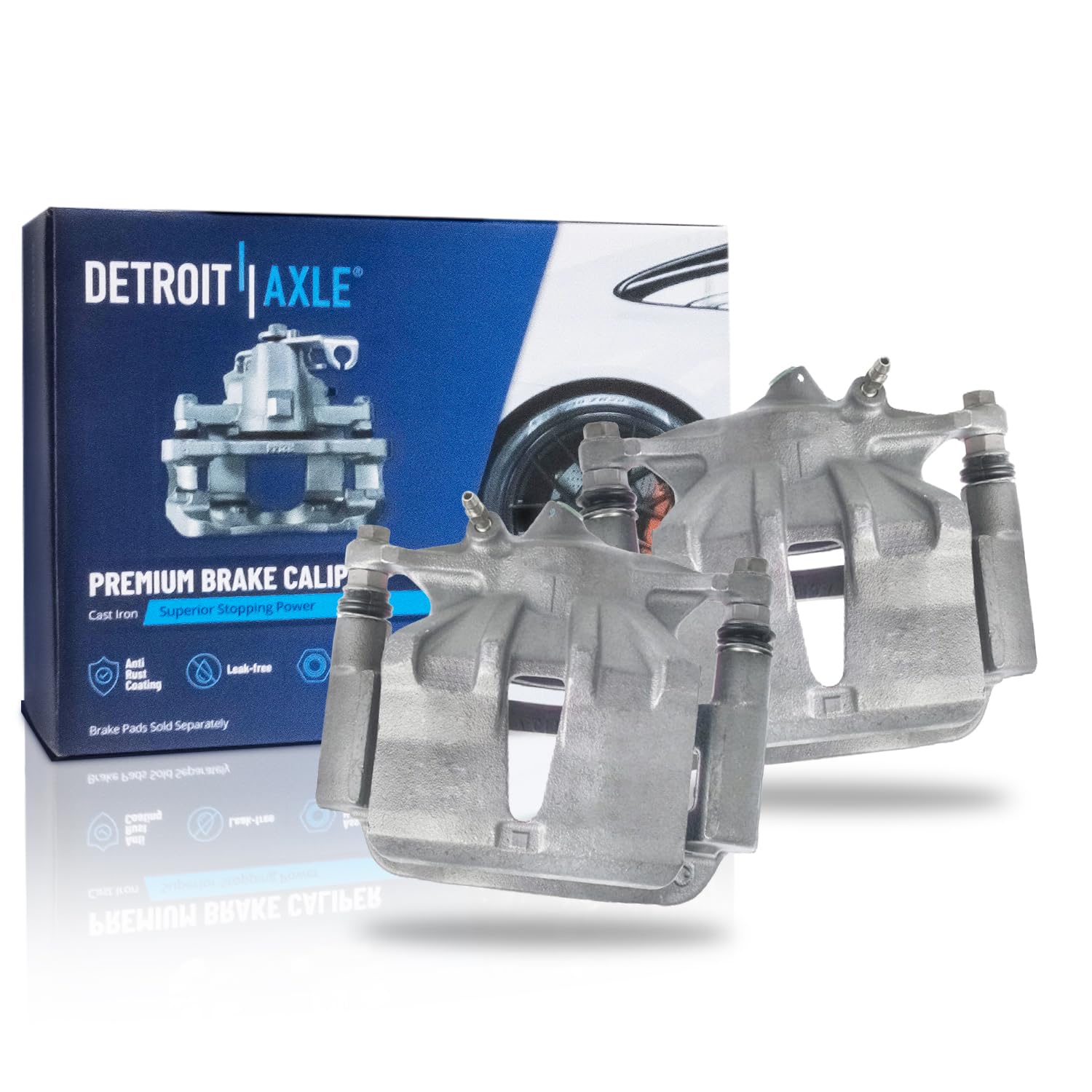 Detroit Axle - 2.2L Front Brake Calipers for 1992-1996 Toyota Camry