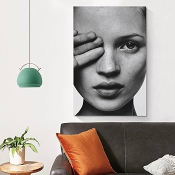 Amazon.co.jp: GSHLGAO セクシーケイトモス 黒と白のポートレート Amazon.co.jp: GSHLGAO セクシーケイトモス 黒と白のポートレート