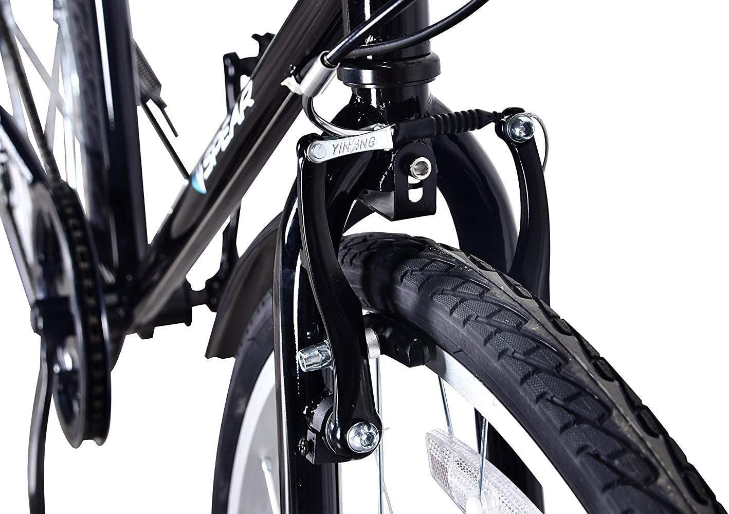 クロスバイク　SPEAR(スぺア) 自転車 タイヤサイズ700C フェンダー付 LEDライト&ケーブルロックセット 6速シフター SPC-70063… Amazon | SPEAR(スぺア) 自転車 タイヤサイズ700C フェンダー付 LED