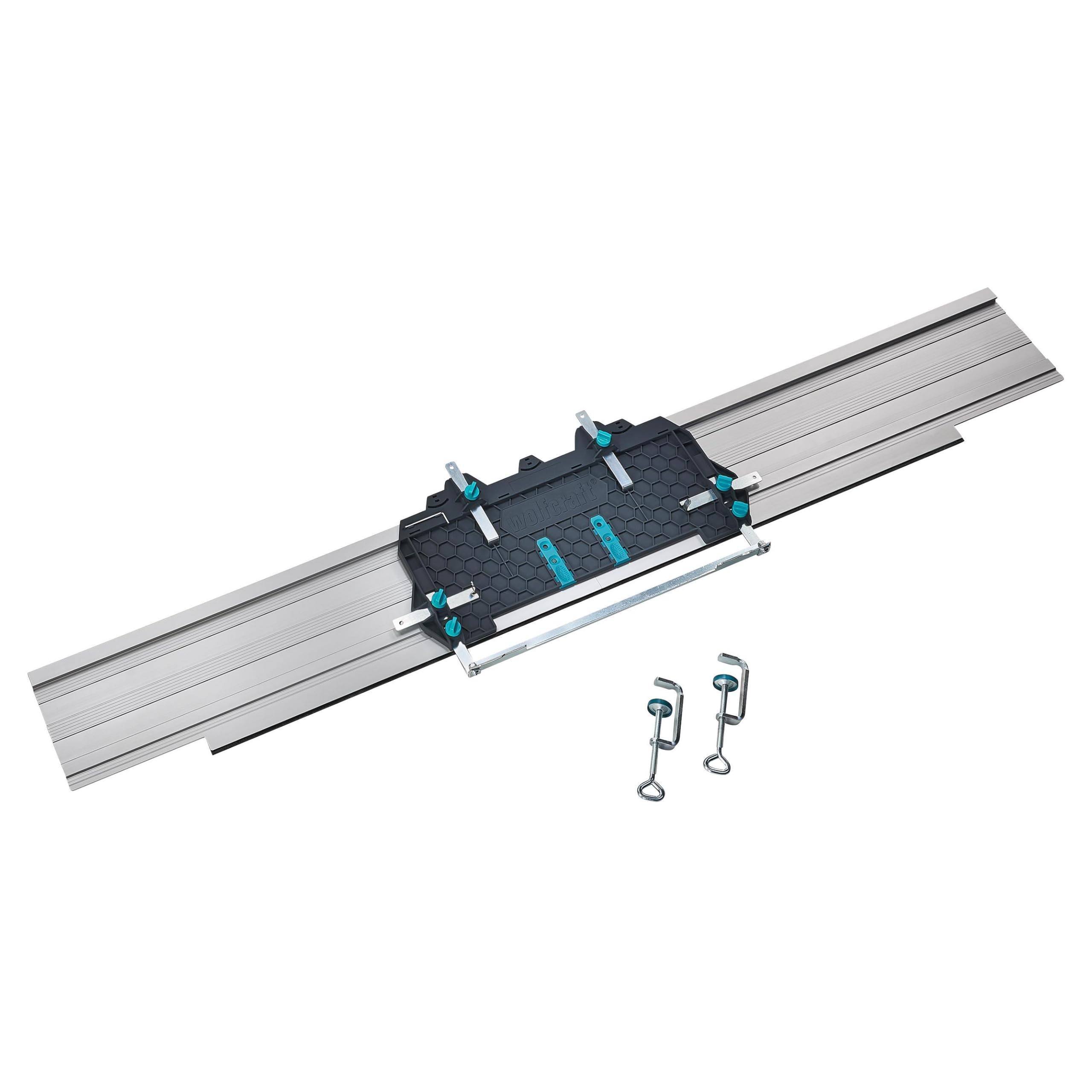 wolfcraft FKS 145 - Führungsschiene für Handkreissägen - für Schnitte bis 110 cm I für netzbetriebene und Akku- Handkreissägen - 6913000