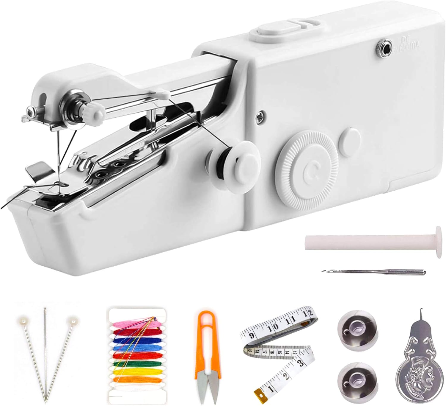 Handheld Sewing Machine, Handy Sitch CS101-B, Cordless Electric Sewing Machine, Portable Mini Small Sewing Machine Handy Lightweight for Fabric Clothing Kids/Pet Clothes(Battery Not Included)