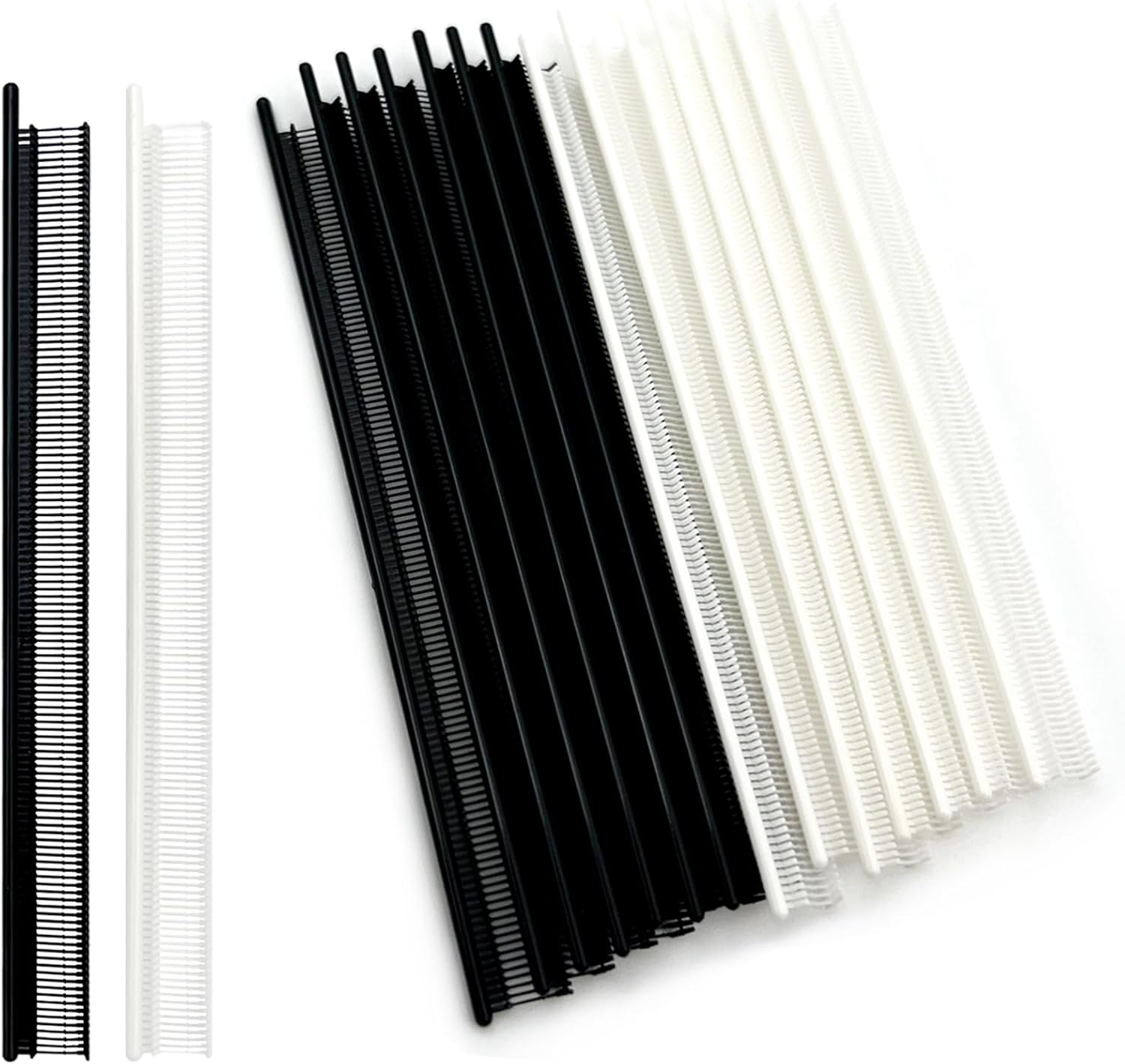 2000PCS Micro Stitch Gun Fasteners Kit – 0.18 Inch Extra-Fine Tagging Gun Fasteners for Mini & Micro Stitch Guns (1000 White + 1000 Black)