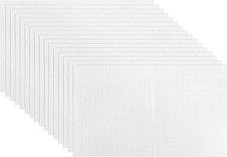 sourcing map Pegatinas reflectantes adhesivas, 12 x 8 pulgadas, cinta reflectante de seguridad, impermeable, advertencia nocturna, para bicicletas, coches, remolques, buzones, color blanco, paquete de