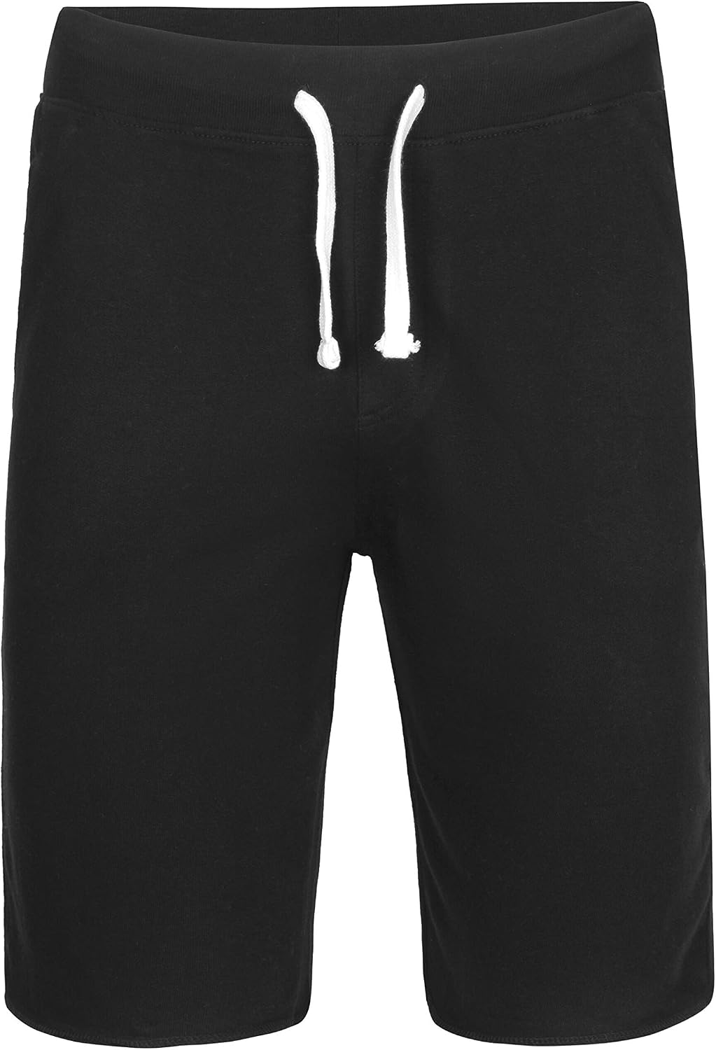 Premium Wear Men's Casual Soft Cotton Elastic and Drawstring Fleece Jogger Gym Active Pocket Shorts image 4